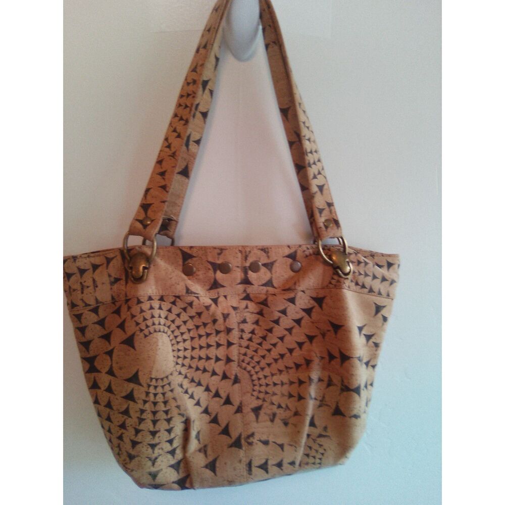 Rare SewDaKine Handmade Cork Bag -Kingdom of the Hawaiian Islands (Discontinued)